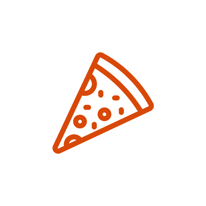 illustration d'une part de pizza